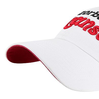 Women's '47 White Arkansas Razorbacks Pensacola Clean Up Adjustable Hat