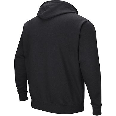 Men's Colosseum Black Oklahoma State Cowboys Double Arch Pullover Hoodie