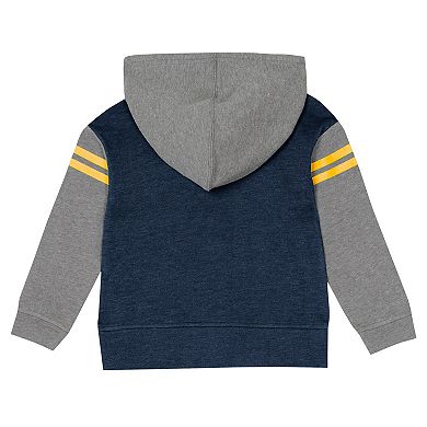 Girls Infant Navy Michigan Wolverines Clubhouse Pullover Hoodie & Legging Set