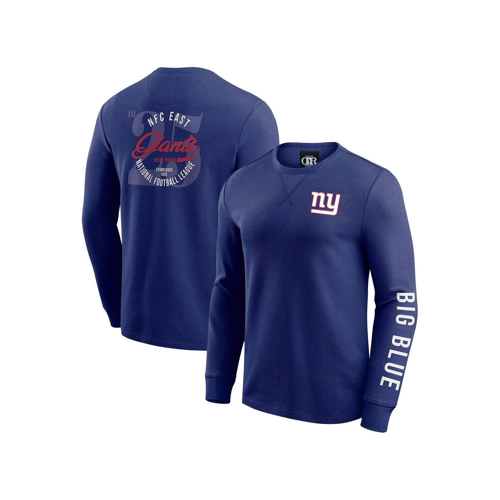 Mens Darius Rucker Collection by Fanatics Royal New York Giants Washed Waf