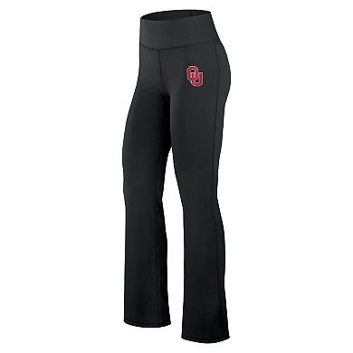 Women's Fanatics Black Oklahoma Sooners Training Camp Maxed Out Flare Leggings