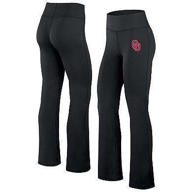 Women's Fanatics Black Oklahoma Sooners Training Camp Maxed Out Flare Leggings