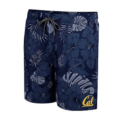 Men's Colosseum Navy Cal Bears The Dude Swim Shorts