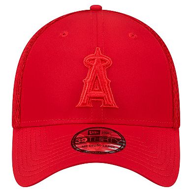 Men's New Era Red Los Angeles Angels Team Tone 39THIRTY Flex Hat