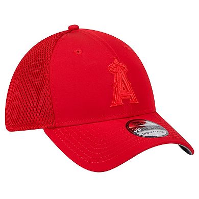 Men's New Era Red Los Angeles Angels Team Tone 39THIRTY Flex Hat