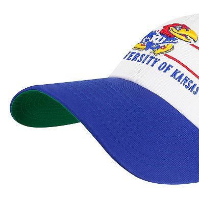 Men's '47 White Kansas Jayhawks Gridiron Clean Up Adjustable Hat