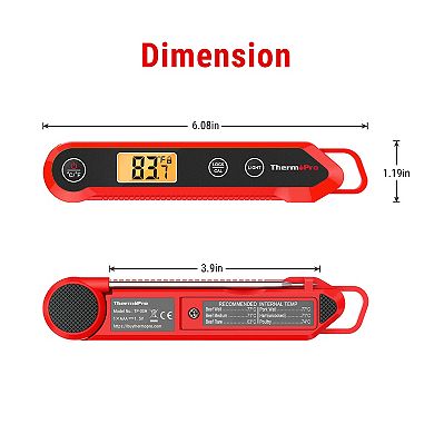 Thermopro Waterproof Digital Meat Thermometer