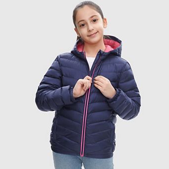 Girl Rokka&rolla Ultra Light Packable Down Jacket, Size XS-XXL