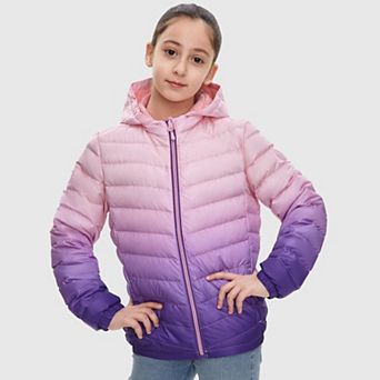 Girl Rokka&rolla Ultra Light Packable Down Jacket, Size XS-XXL