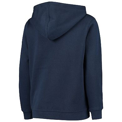 Youth Stadium Athletic Navy Notre Dame Fighting Irish Big Logo Pullover Hoodie