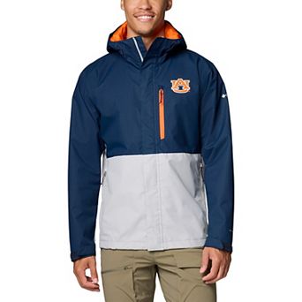Men's Columbia Navy Auburn Tigers Field Bound Omni-Tech™ Full-Zip Jacket