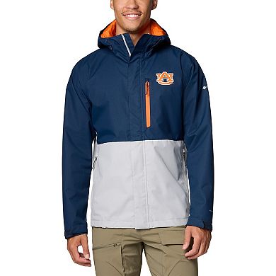 Men's Columbia Navy Auburn Tigers Field Bound Omni-Tech™ Full-Zip Jacket
