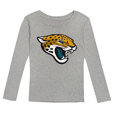 Youth Jacksonville Jaguars Long Sleeve T-Shirt and Pants Sleep Set