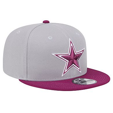 Men's New Era Gray Dallas Cowboys Two-Tone Color Pack 9FIFTY Snapback Hat