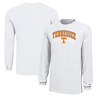 Youth Champion White Tennessee Volunteers Arch Over Logo Long Sleeve T-Shirt