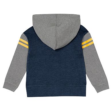 Girls Juvenile Navy Michigan Wolverines Preschool Clubhouse Pullover Hoodie & Legging Set