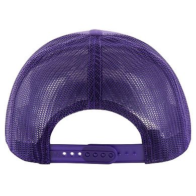 Men's '47 Purple TCU Horned Frogs Pitstop Trucker Adjustable Hat