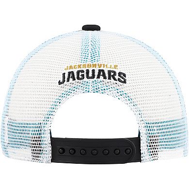 Preschool Black Jacksonville Jaguars Core Lockup Trucker Adjustable hat