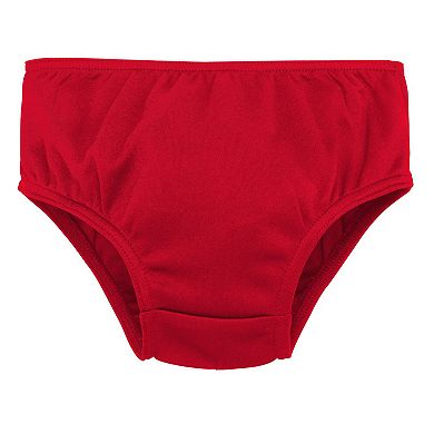 Girls Preschool Scarlet Ohio State Buckeyes Two-Piece Cheer Captain Jumper Dress & Bloomers Set