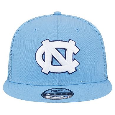Men's New Era Carolina Blue North Carolina Tar Heels Trucker 9FIFTY Snapback Hat