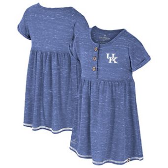 Girls Toddler Colosseum Royal Kentucky Wildcats Fleet Dress