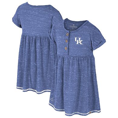 Girls Toddler Colosseum Royal Kentucky Wildcats Fleet Dress