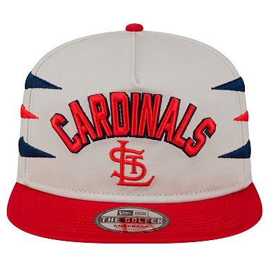 Men's New Era Cream St. Louis Cardinals Iron Golfer Snapback Hat