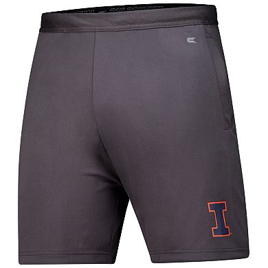 Men's Colosseum Charcoal Illinois Fighting Illini Forget Shorts