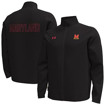 Men's Under Armour Black Maryland Terrapins Command Full-Zip Jacket
