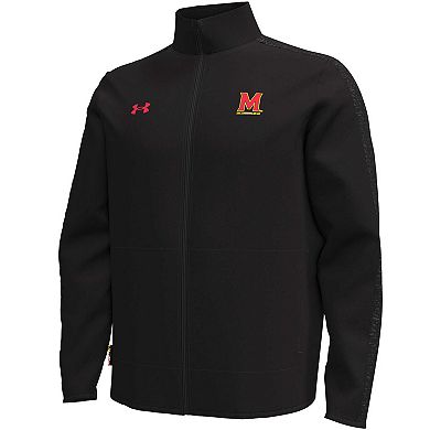 Men's Under Armour Black Maryland Terrapins Command Full-Zip Jacket