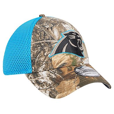 Men's New Era Realtree Camo/Blue Carolina Panthers Active 39THIRTY Flex Hat