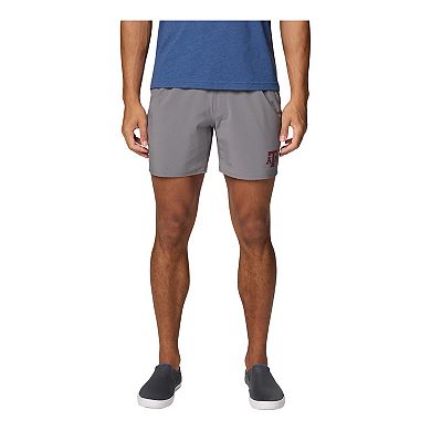 Men's Columbia Gray Texas A&M Aggies PFG Terminal Roamer Omni-Shade Stretch Shorts