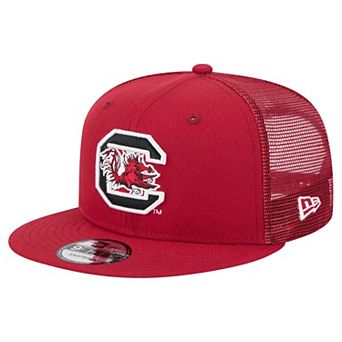 Men's New Era Garnet South Carolina Gamecocks Trucker 9FIFTY Snapback Hat