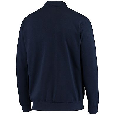 Men's Colosseum Navy Notre Dame Fighting Irish Tortugas Logo Quarter-Zip Jacket
