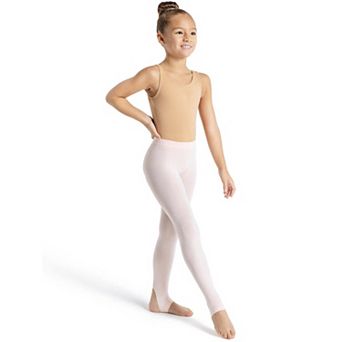 Capezio Ultra Soft Self Knit Waistband Stirrup Tight - Child