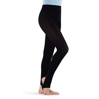 Capezio Ultra Soft Self Knit Waistband Stirrup Tight - Child