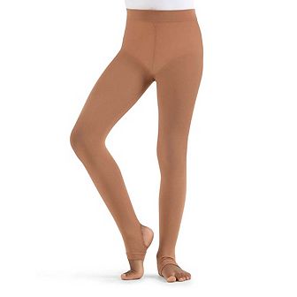 Capezio Ultra Soft Self Knit Waistband Stirrup Tight - Child