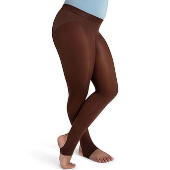 Capezio Ultra Soft Self Knit Waistband Stirrup Tight - Child