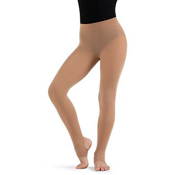 Capezio Ultra Soft Self Knit Waistband Stirrup Tight - Child