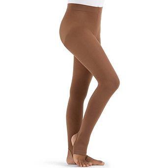 Capezio Ultra Soft Self Knit Waistband Stirrup Tight - Child
