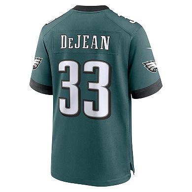 Men's Nike Cooper DeJean Green Philadelphia Eagles Game Jersey