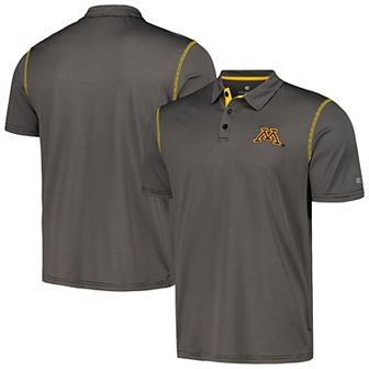 Men's Colosseum Gray Minnesota Golden Gophers Cameron Polo