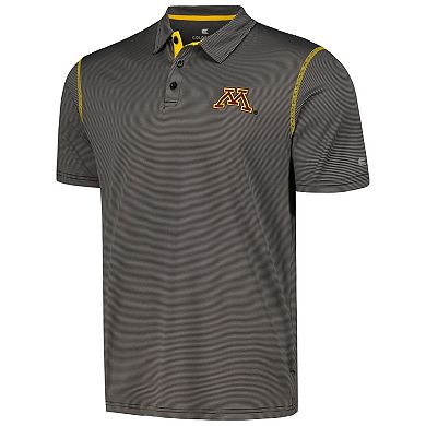 Men's Colosseum Gray Minnesota Golden Gophers Cameron Polo
