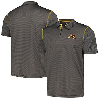 Men's Colosseum Gray Minnesota Golden Gophers Cameron Polo