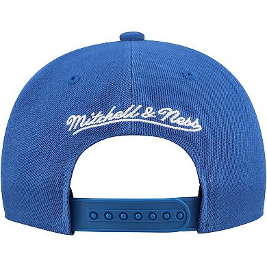 Youth Mitchell & Ness Blue Detroit Lions Gridiron Classics Ground Snapback Hat