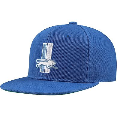 Youth Mitchell & Ness Blue Detroit Lions Gridiron Classics Ground Snapback Hat