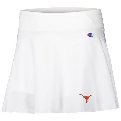 Women's Champion White Texas Longhorns Tailgate Soft Touch Skort