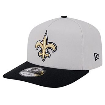 Men's New Era Stone New Orleans Saints Decent 9FIFTY A-Frame Snapback Hat