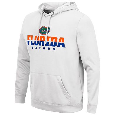 Men's Colosseum White Florida Gators Lantern Pullover Hoodie