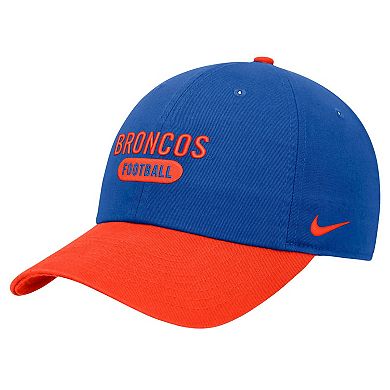 Men's Nike Royal Boise State Broncos Colorblock Club Adjustable Hat